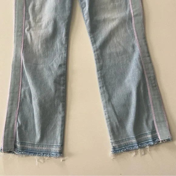 New Veronica Beard Carolyn Tuxedo Stripe Baby Boot Jeans Size 28/6 - Picture 7 of 11